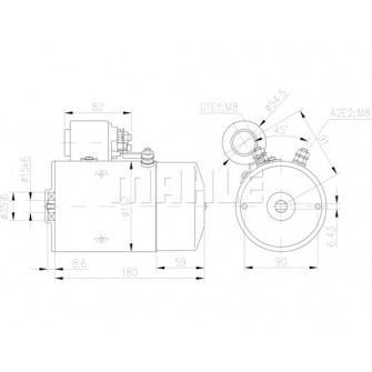 ELEKTROMOTOR MAHLE IM0406 AMJ5144 12V 2,1kW MM 41 11.212.597 ELEKTROMOTOR MAHLE IM0406 AMJ5144 12V 2,1kW MM 41 11.212.597